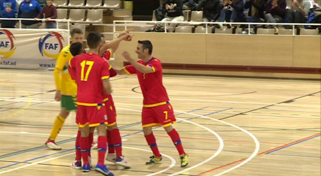 La selecció de futbol sala viatja a San Marino per preparar el Premundial