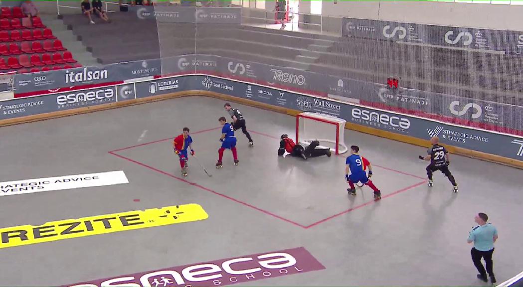 La selecció d'hoquei patins debuta amb victòria contra Alemanya (6-2)