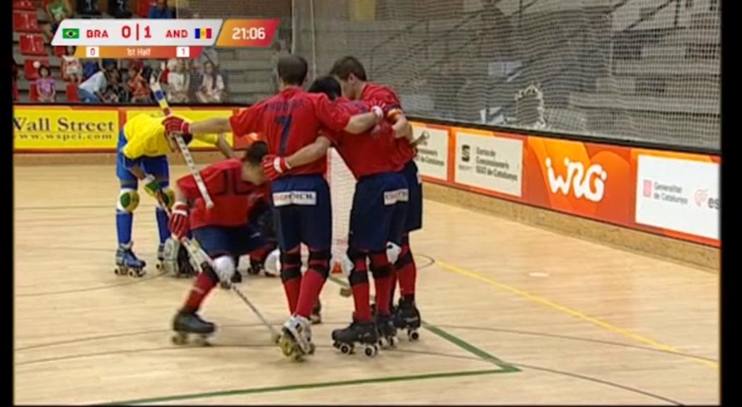 La selecció d'hoquei patins juga avui la final del Mundial B contra Moçambic després de superar Suïssa a les semifinals (3-4)