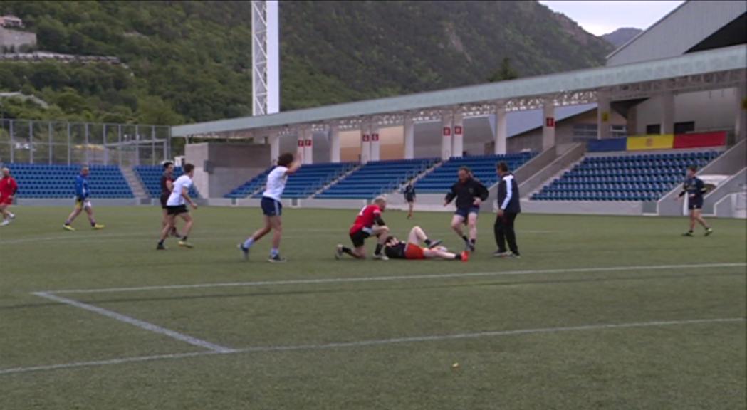 La selecció masculina de rugbi de 7, preparada per a l'Europeu de Belgrad