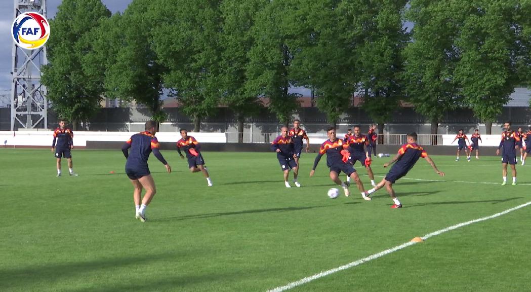 La selecció prepara el debut a la lliga de les Nacions contra Letònia