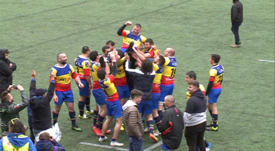 La selecció de rugbi tanca l'Europeu amb una gran victòria contra Sèrbia (33-0) i la permanència a la Conferència 2 Sud