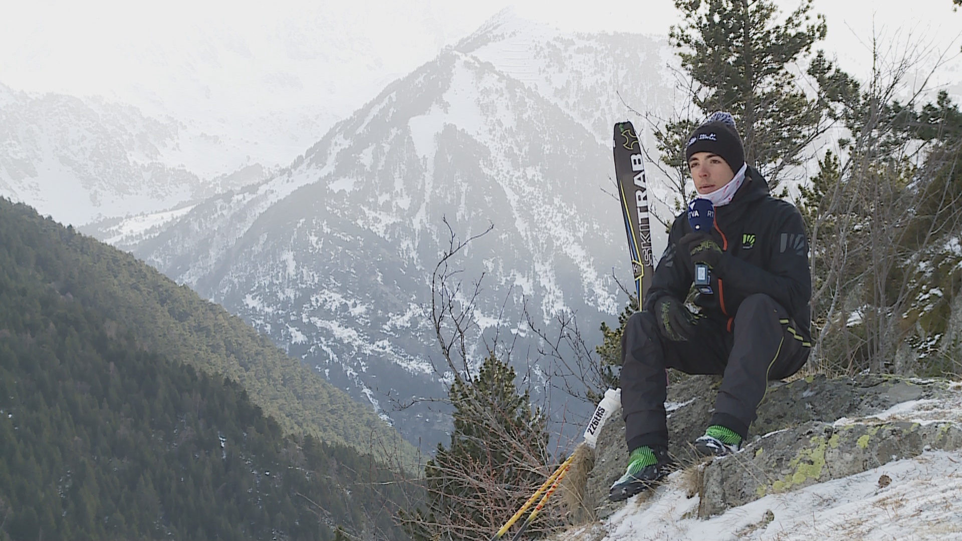 Sergi Casabella és l'esquiador més en forma de la FAM i ja pensa en l'Andorra Comapedrosa