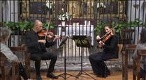 Sergi Claret i Laura Bosch omplen de música l'església de Sant Martí de la Cortinada