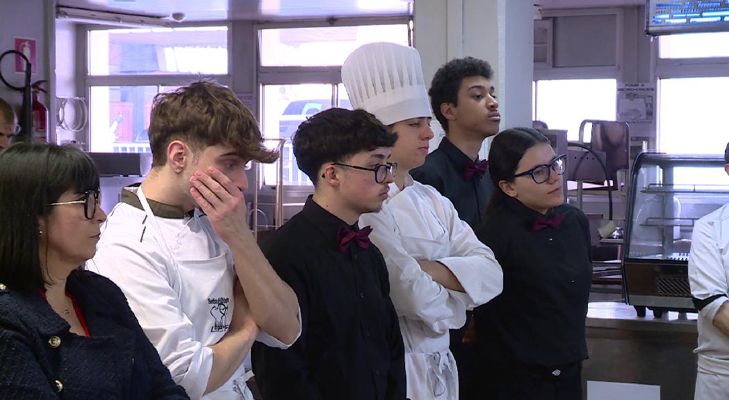  Cinc alumnes del Lycée es presenten al concurs gastronòmic Josep Lladonosa