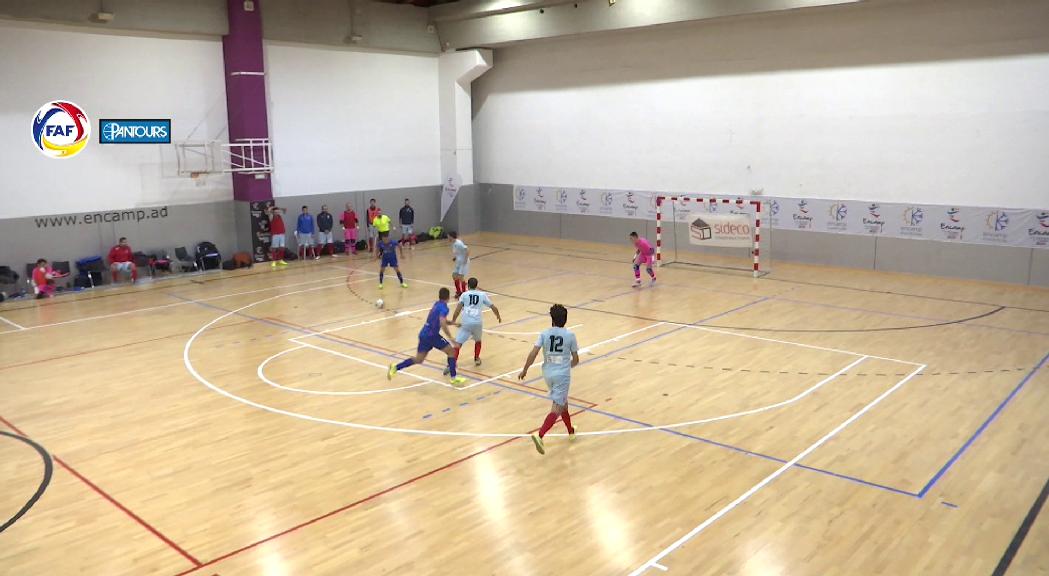 El Sideco Encamp s'endú el primer duel entre favorits a la lliga Pantours de futbol sala 