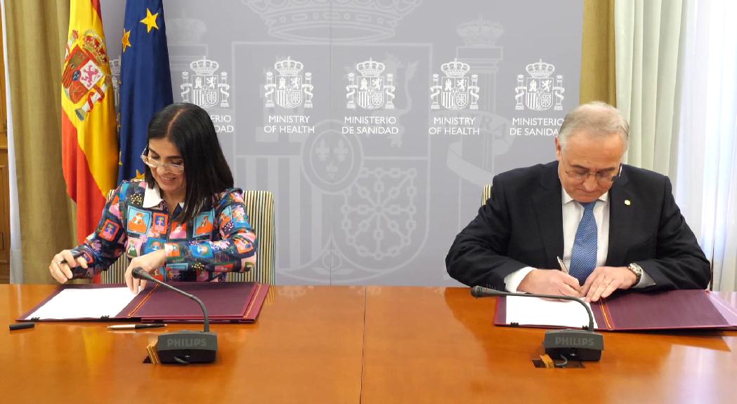 Signat el protocol d'entesa de cooperació sanitària entre els ministeris de Salut d'Andorra i de Sanitat d'Espanya