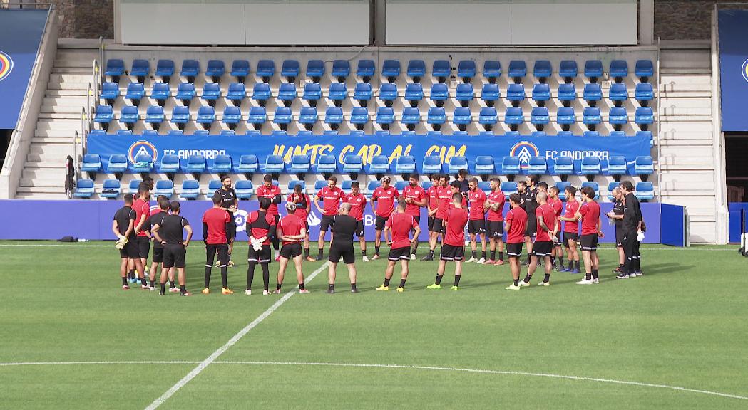 Sinan Bakis i Mustapha Bundu, les novetats a l'entrenament del FC Andorra