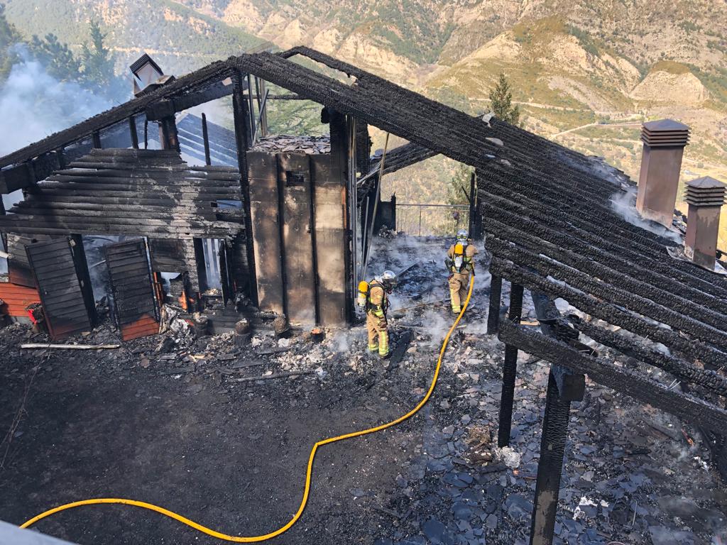 S'incendia una casa a Auvinyà