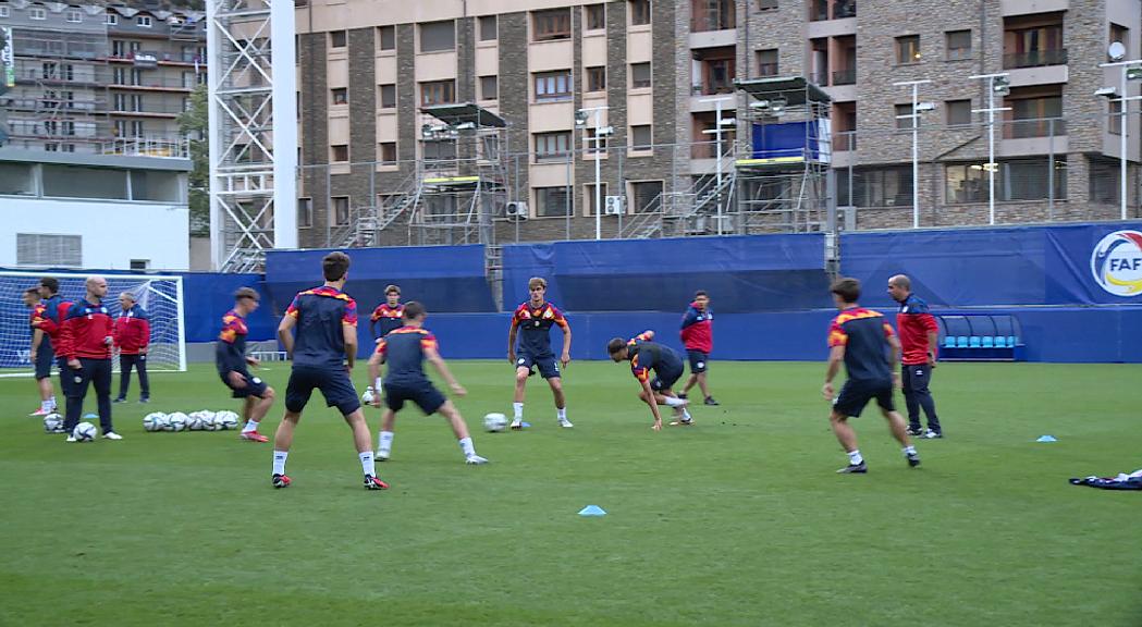 La selecció sub-21 de futbol afronta amb la màxima ambició el sis