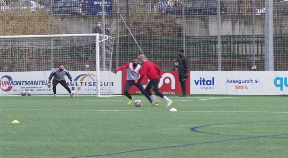 El partit de lliga entre l'Engordany i l'Atlètic d