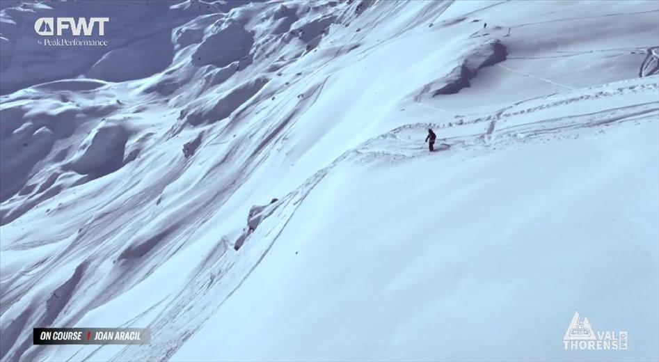 Joan Aracil espera per competir en la quarta cita del Freeride Wo