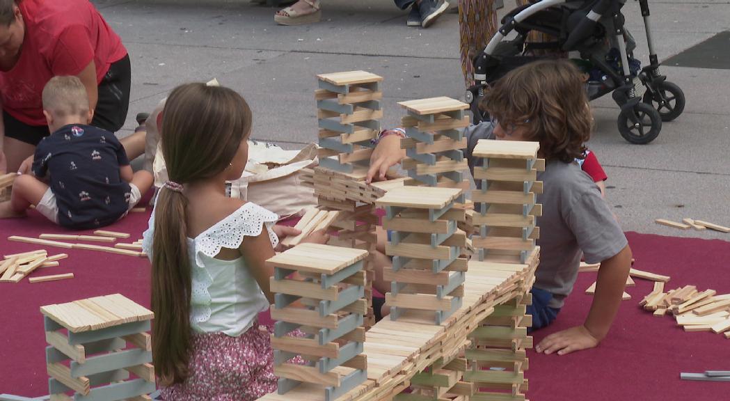 Taller de construcció Kapla a Sant Julià