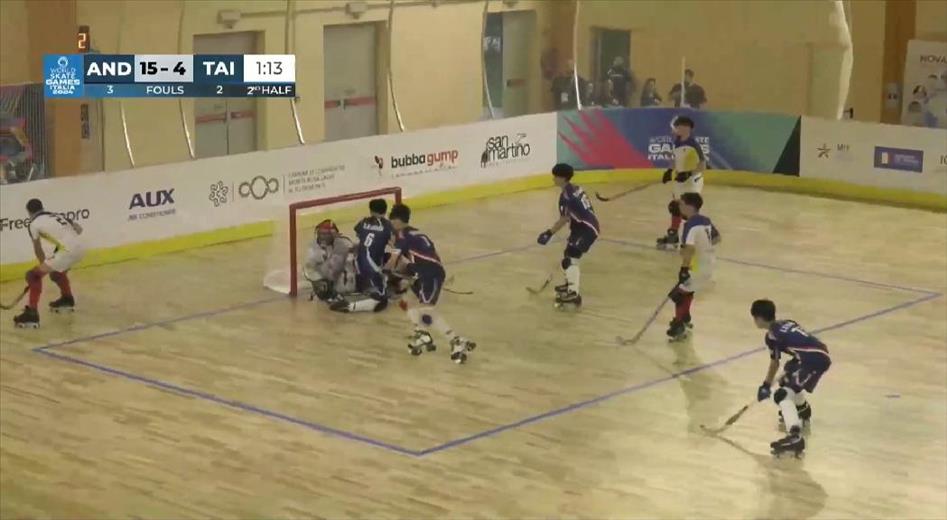 La selecció sub-19 d'hoquei patins ha guanyat folgadament aquest 