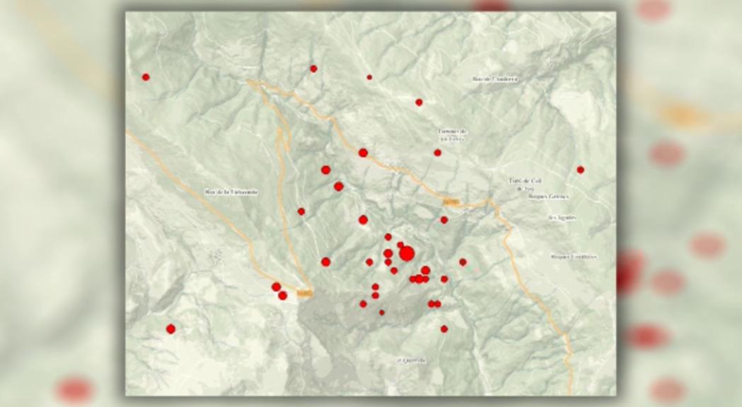 El terratrèmol de dimecres al Pirineu ja acumula més de 30 rèpliques