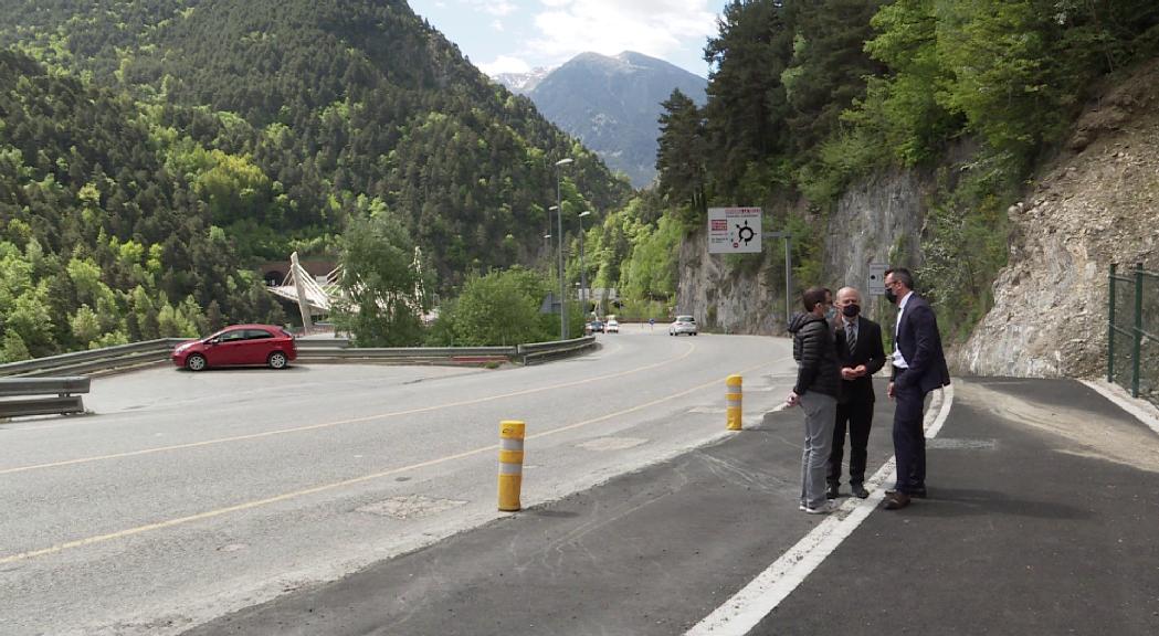 Territori descarta la variant de la Massana i aposta per l'eixamplament de la CG-3 amb tres carrils, un de reversible