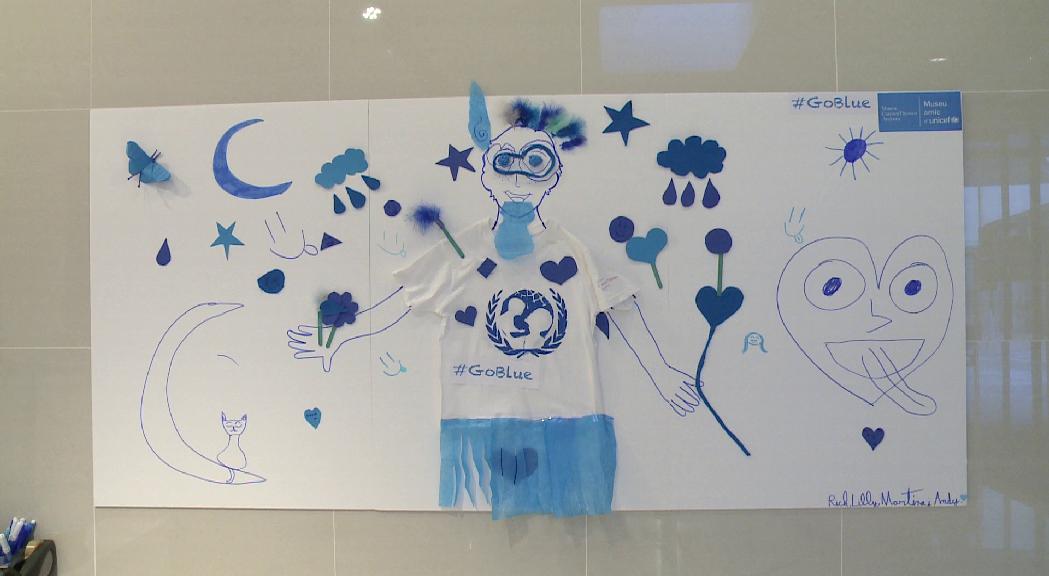 El Thyssen i Unicef organitzen un mural col·laboratiu per celebrar el Dia Mundial de la Infància