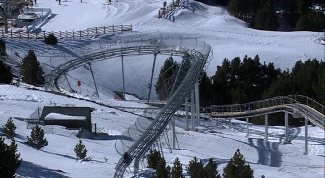 Un tobogan de 600 metres, la nova atracció estrella de Grandvalira