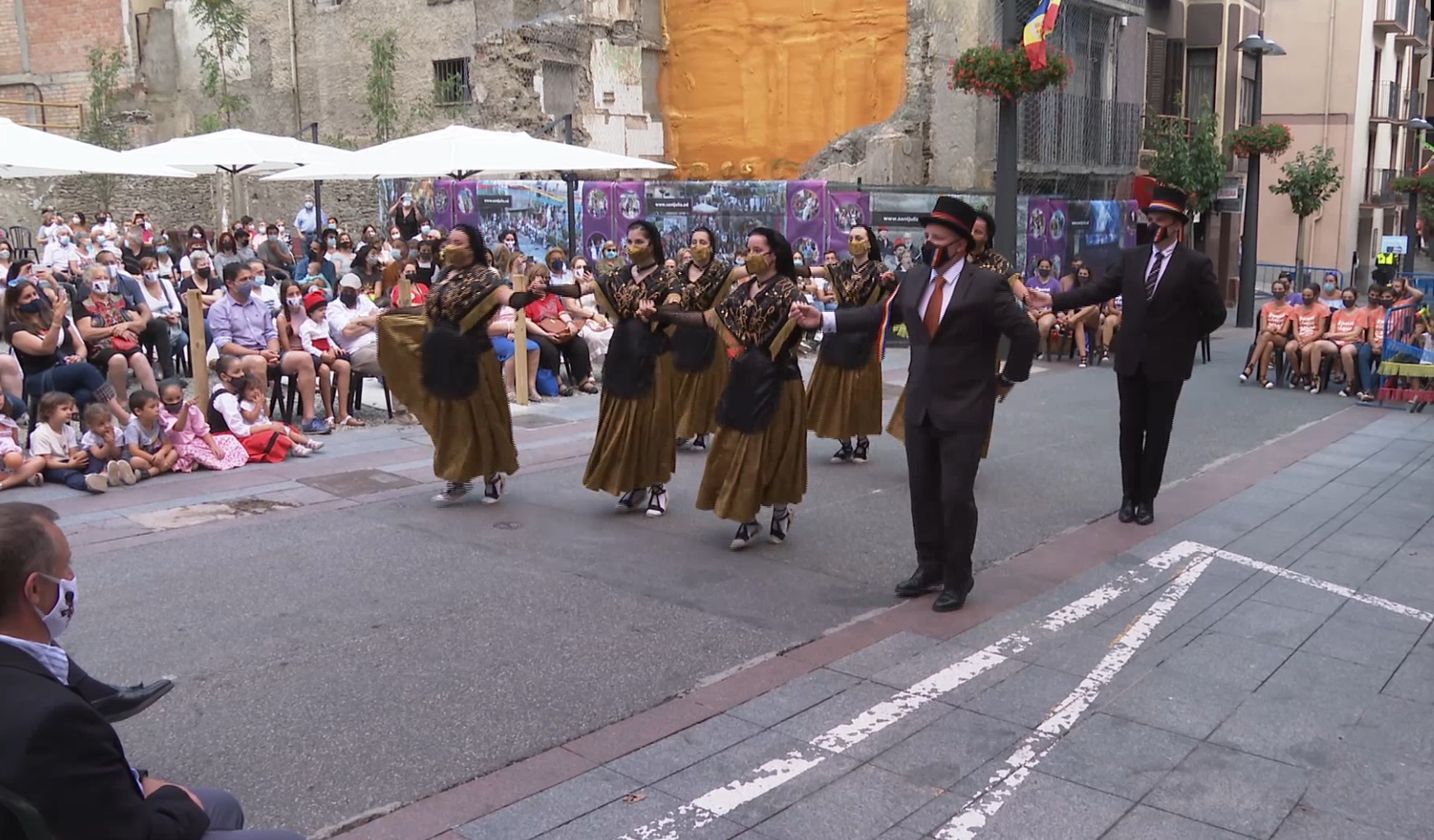 El tradicional ball de la Marratxa torna als carrers de Sant Julià per festa major 