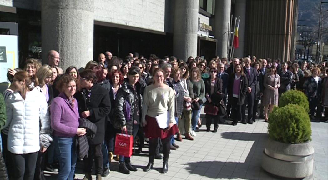 Els treballadors del Govern faran una aturada el 9 de març amb motiu del Dia de la dona treballadora