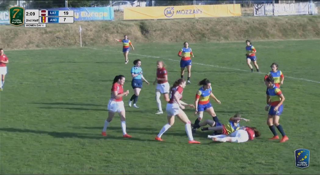 Tres derrotes de la selecció femenina de rugbi de 7 a l'Europeu