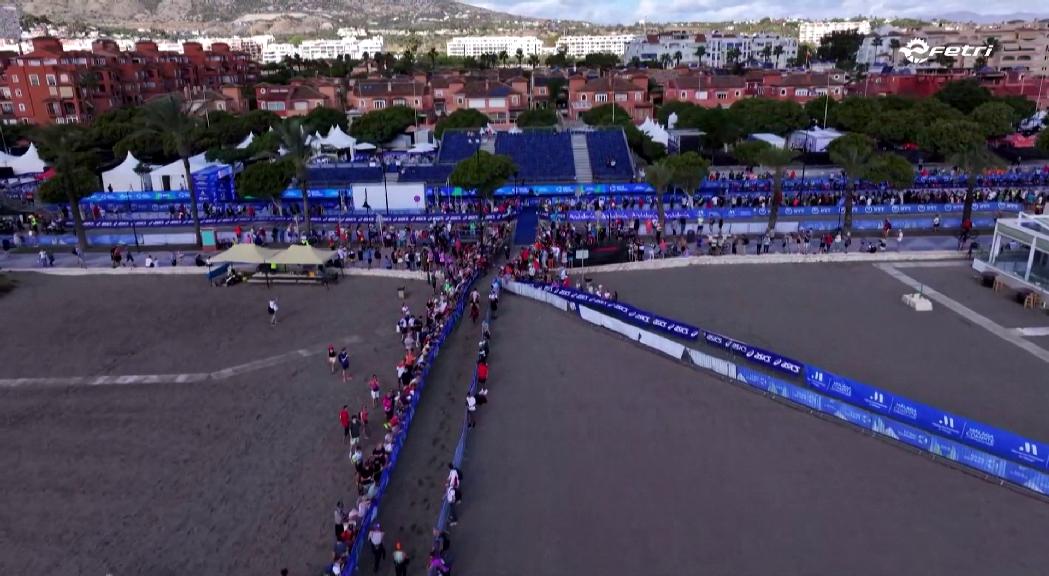 El triatleta Carlos Mejia frega el podi al Mundial de Torremolinos