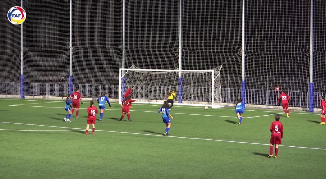 Triomf per la mínima de l'Enfaf femení contra el Terrassa B (1-0)