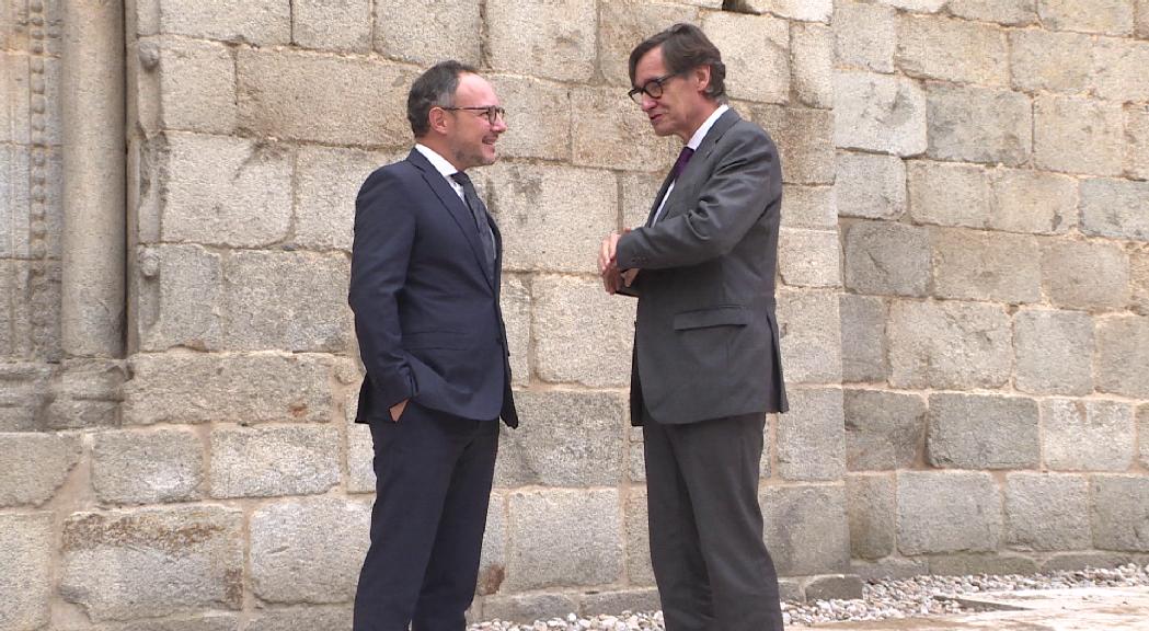 Trobada del cap de Govern amb Salvador Illa