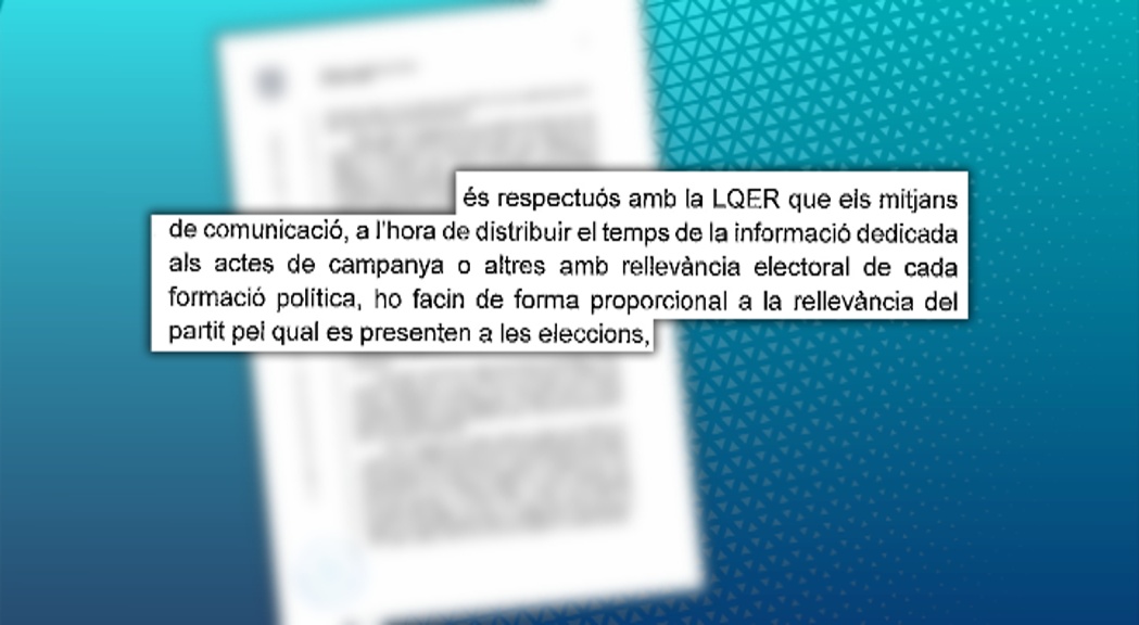 El TS dona la raó a RTVA en la resolució de la junta electoral