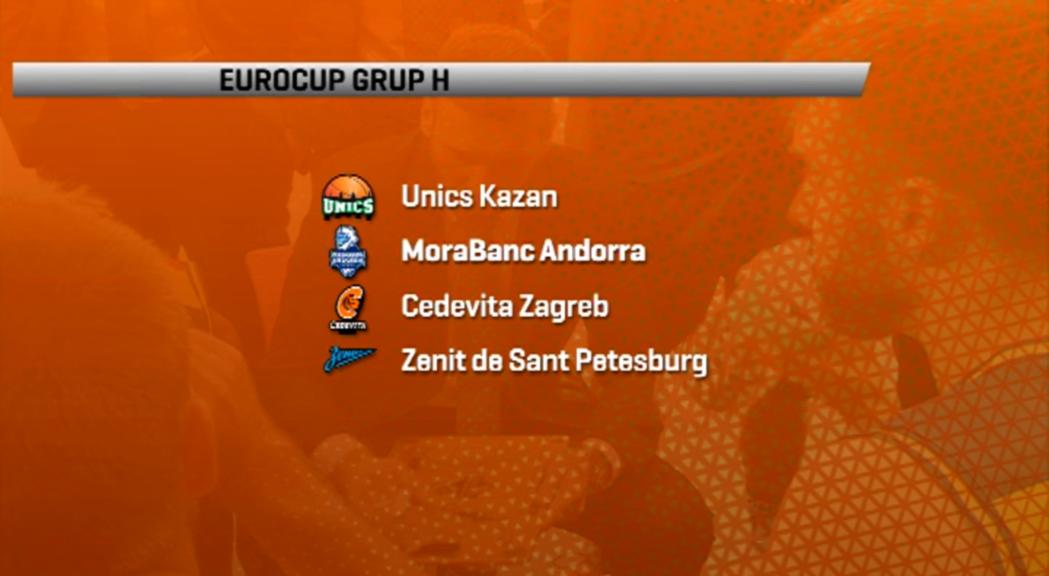 Unics Kazan, Cedevita Zagreb i Zenit de Sant Petesburg, rivals del MoraBanc al top-16