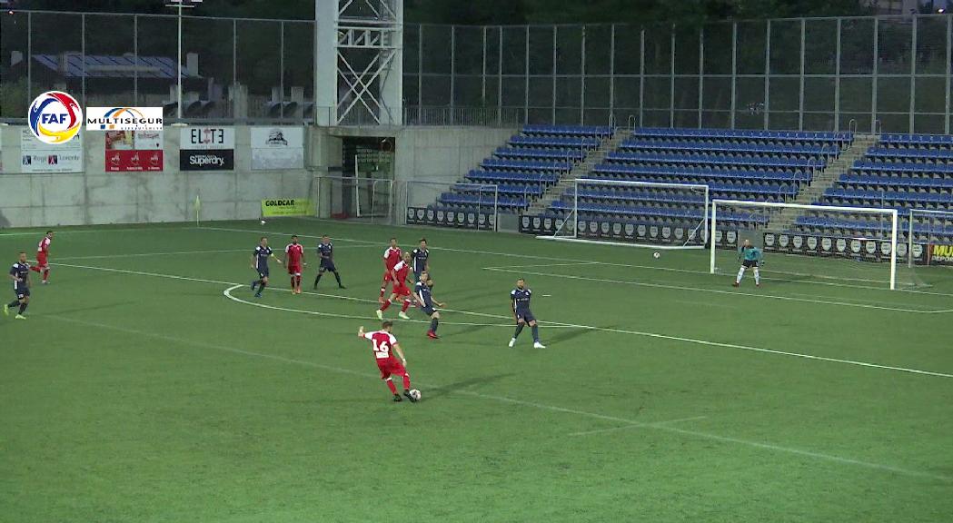 El VallBanc suma els tres punts contra l'Engordany (2-0) i es col·loca a un punt del líder