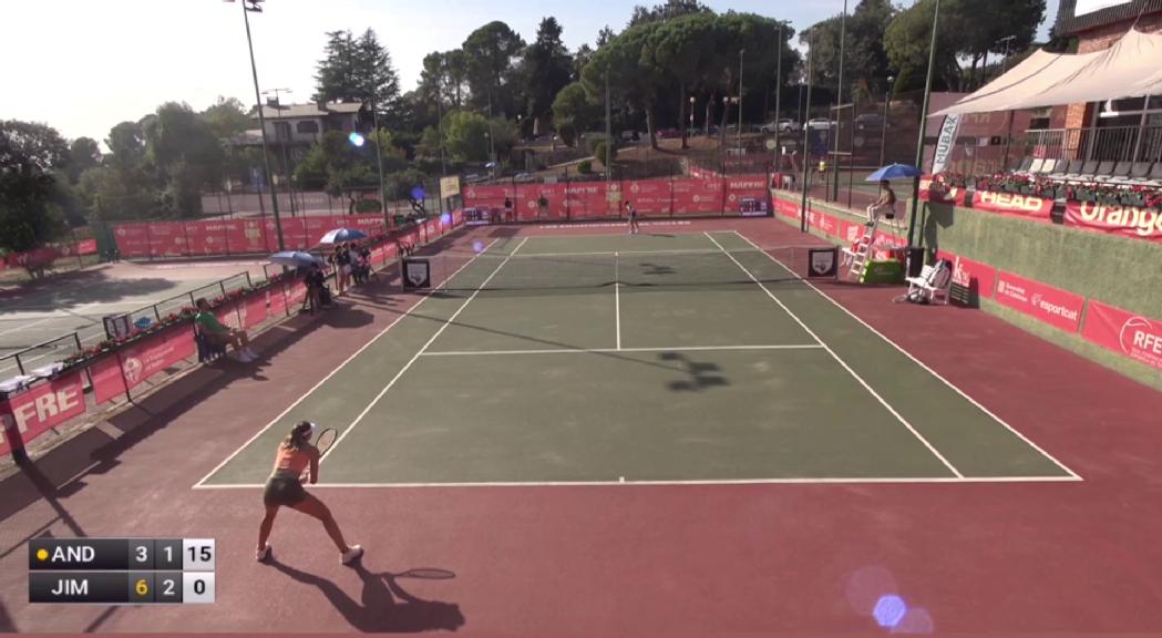 Vicky Jiménez cau en quarts de final a l'ITF de les Franqueses del Vallès 