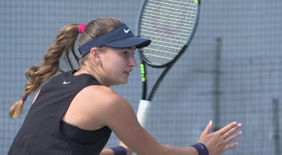 La tennista andorrana Vicky Jiménez ha debutat de manera i