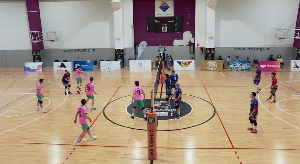 Victòria contundent del CV Encamp davant el Barça per 3 sets a 0