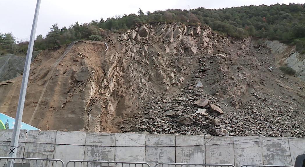 La vigilància de la zona de l'esllavissada a la CG1 es rebaixa a nivell 2