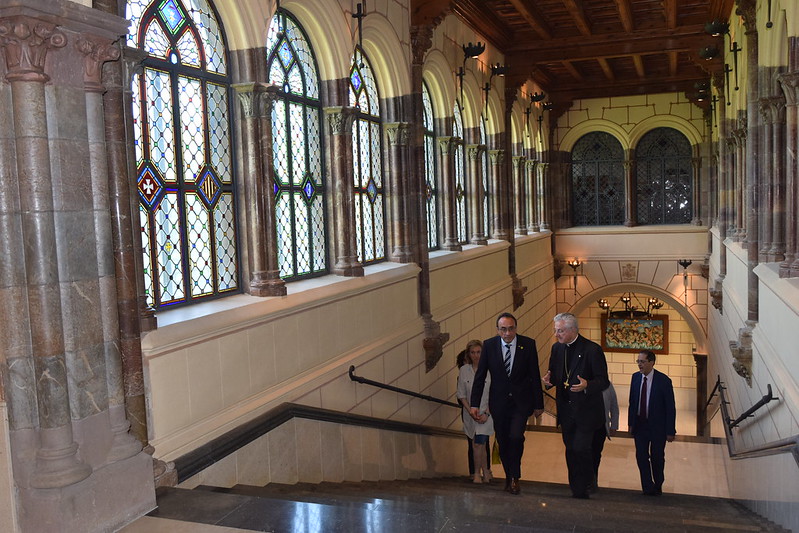 Visita del president del Parlament al Copríncep episcopal