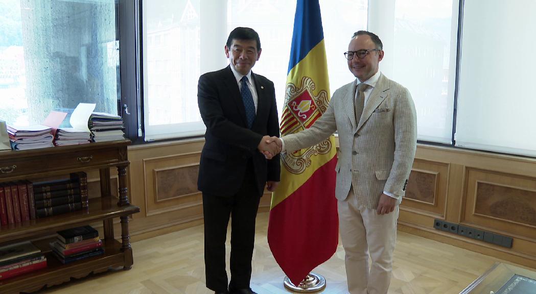 Visita del secretari general de l’Organització Mundial de Duanes, Kunio Mikuriya 