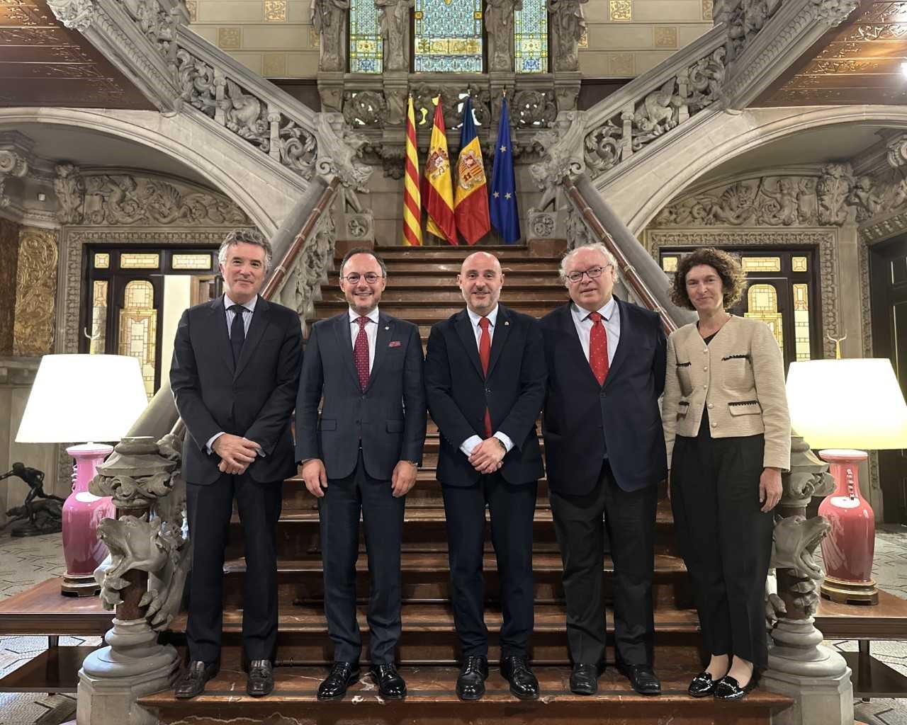 Xavier Espot es reuneix amb el nou delegat del Govern espanyol a Catalunya