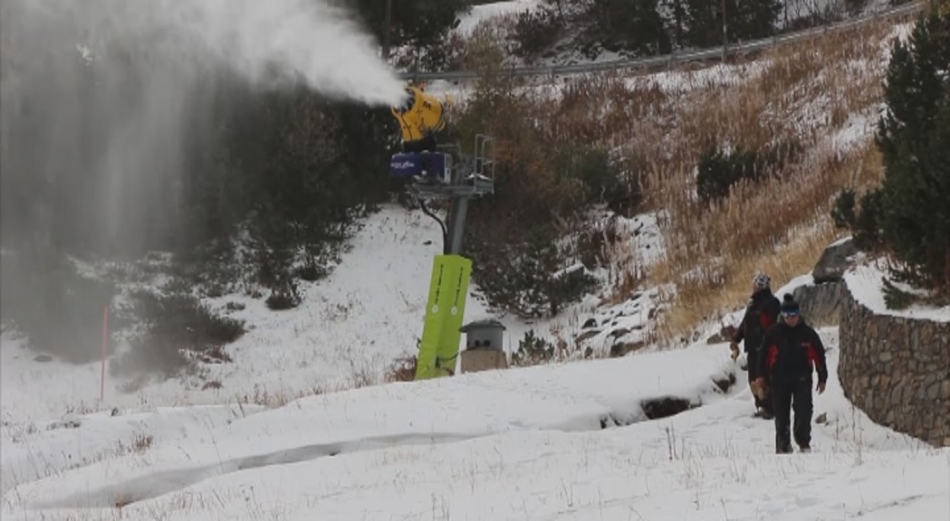 Tot a punt a Arcalís per obrir pistes la setmana vinent