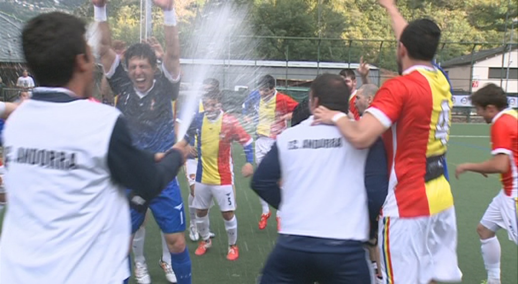 Lluís España no es conforma amb l'ascens i vol portar l'FC Andorra a Tercera