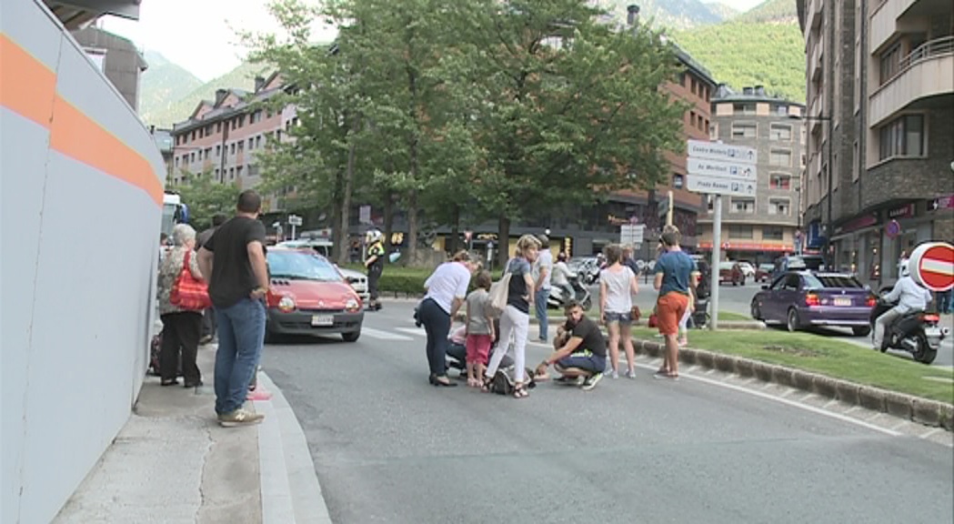 Atropellat un nen a la Baixada del Molí