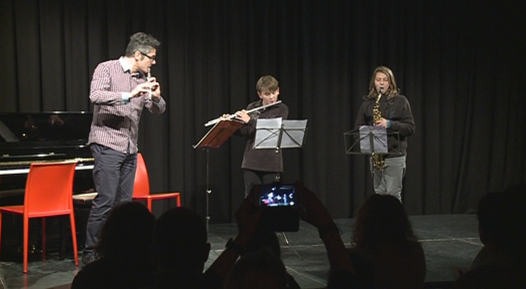 Els alumnes de l'Institut de Música perden la por escènica per l'audició de Nadal