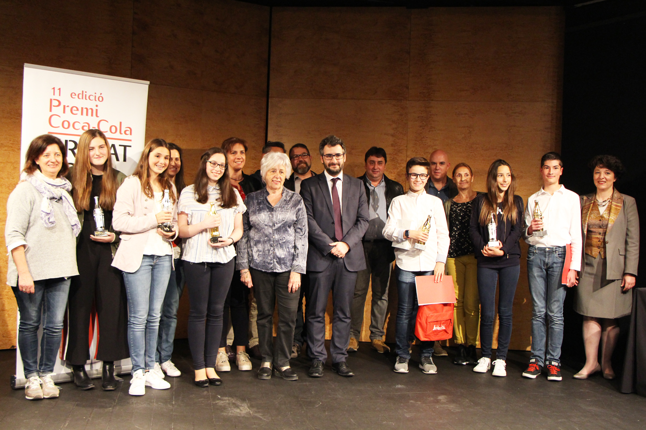 Ausiàs Rodríguez, Elena Martín i Gautier Blanchard, premiats de l'11è Premi Coca-Cola de relat breu