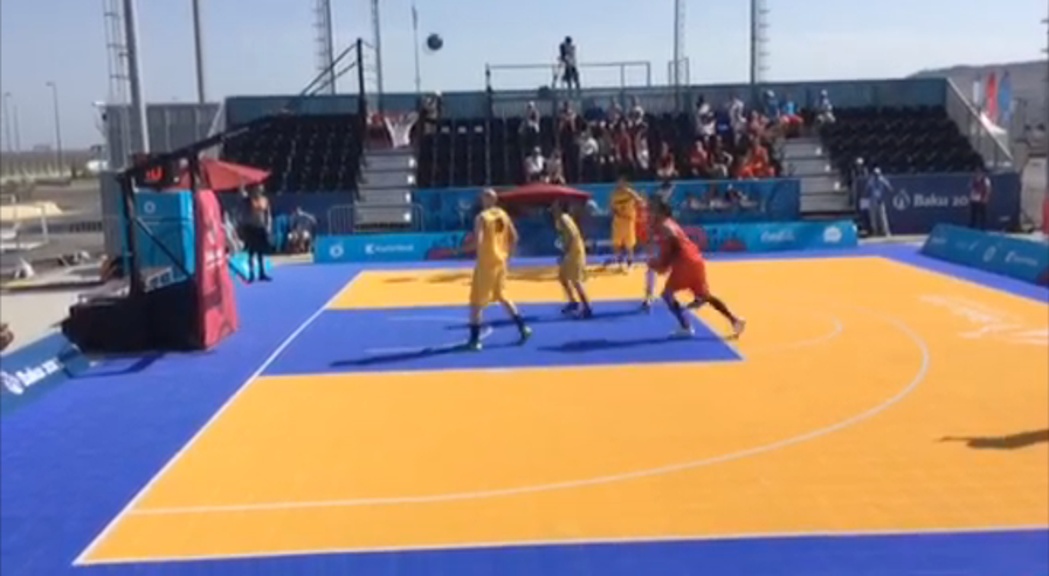 Doble derrota de la selecció de 3x3 en la segona jornada a Bakú