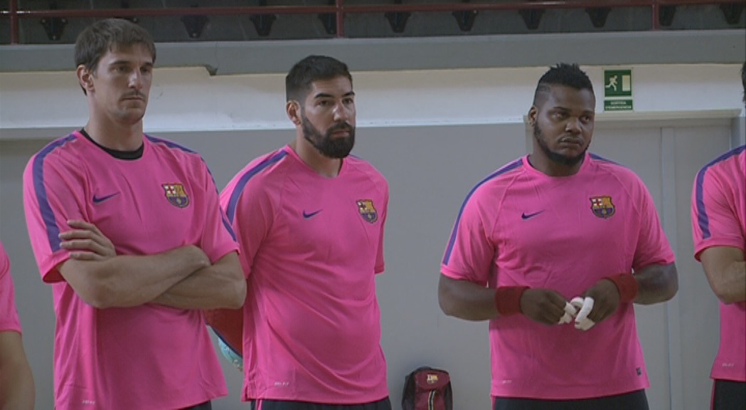 El Barça d'handbol arriba a Andorra per preparar la pretemporada