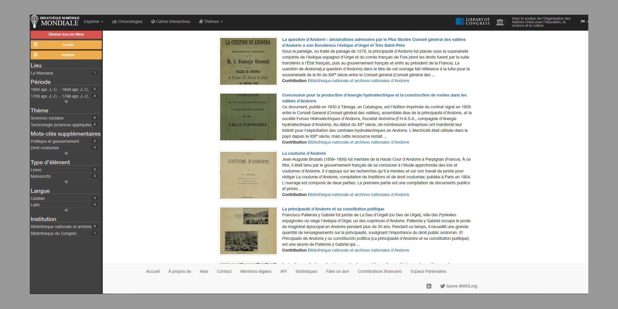 10 documents històrics d'Andorra, a la Biblioteca Digital Mundial