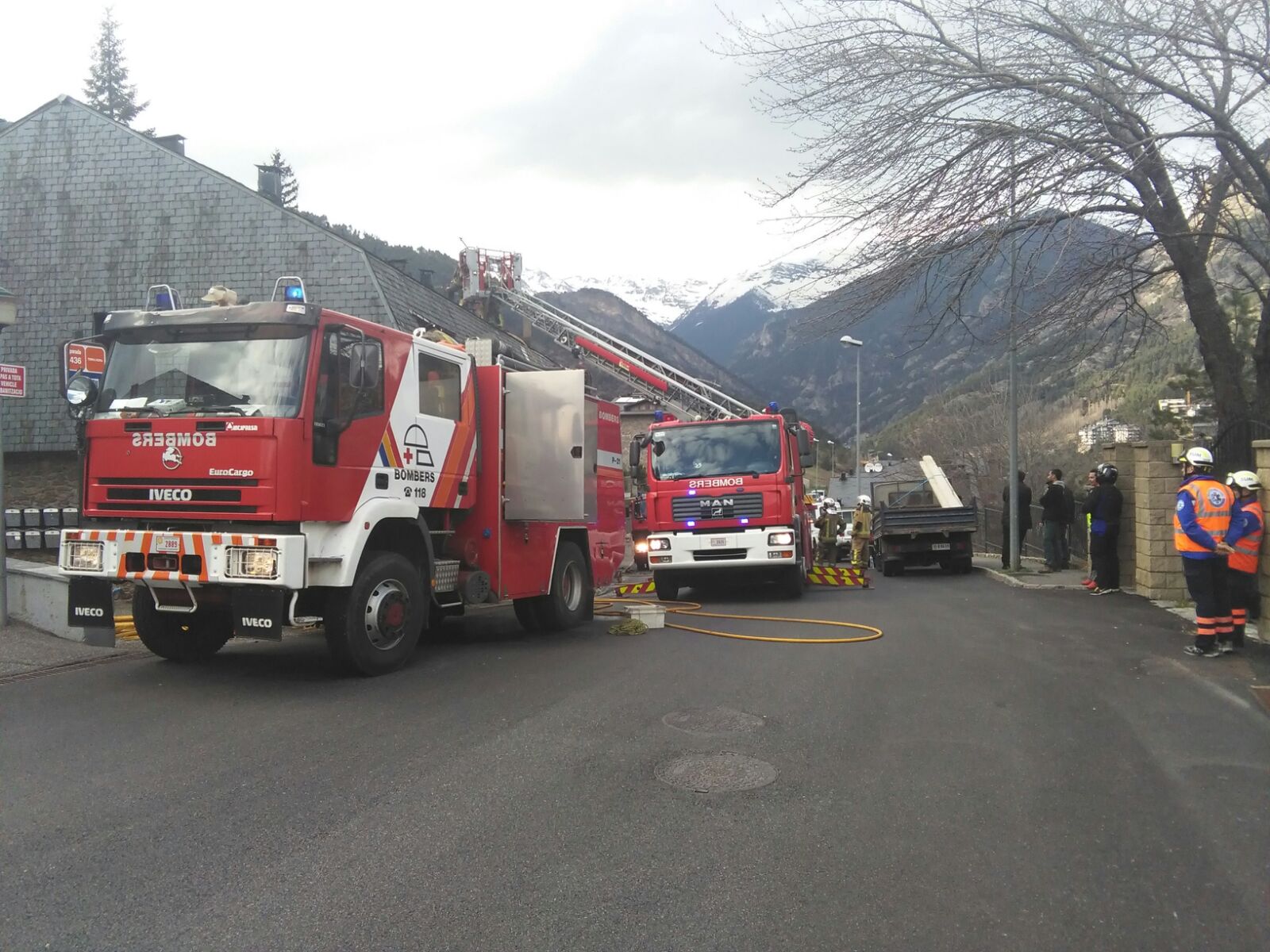 Crema una casa a Sispony però sortosament no hi ha víctimes