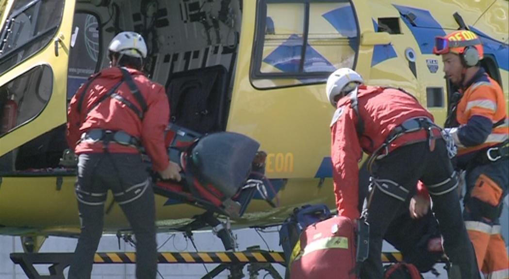 Ferit greu en patir un accident mentre practicava parapent a la zona de Cubil