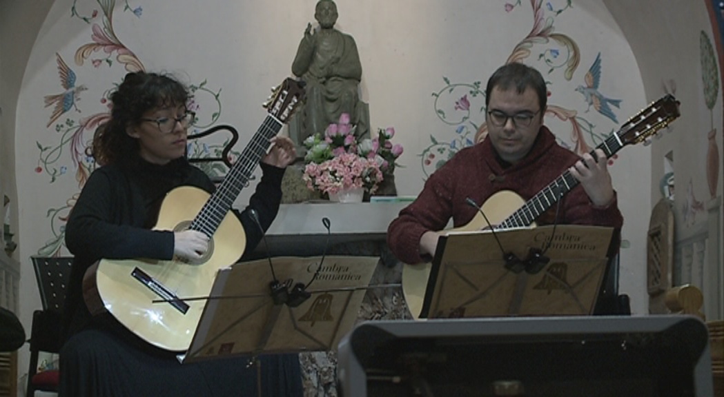 Les guitarres de Jordi Sàbat i Maria Ribera al cicle Cambra Romànica