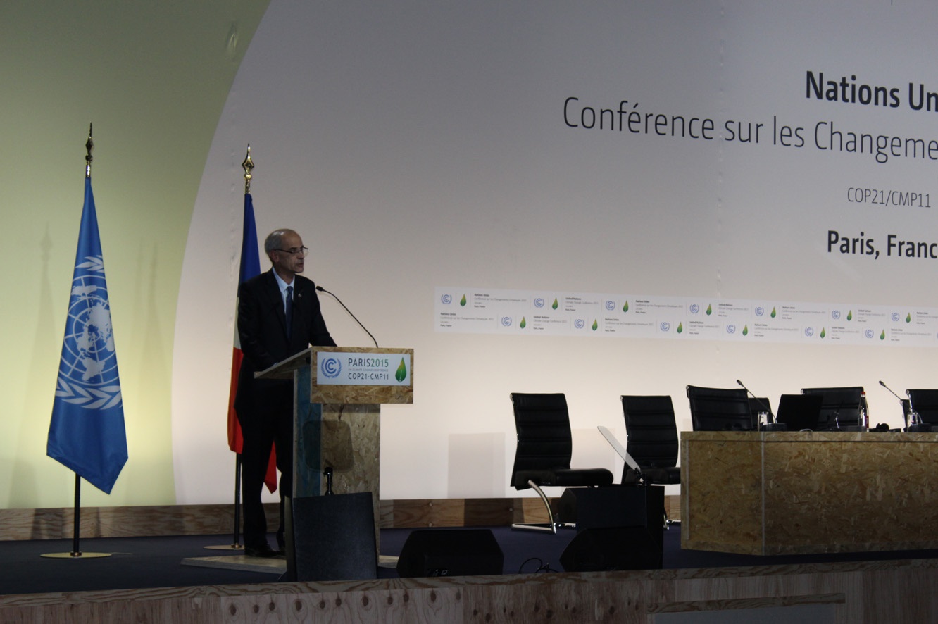 En el seu discurs durant l´acte d´obertura del COP21 